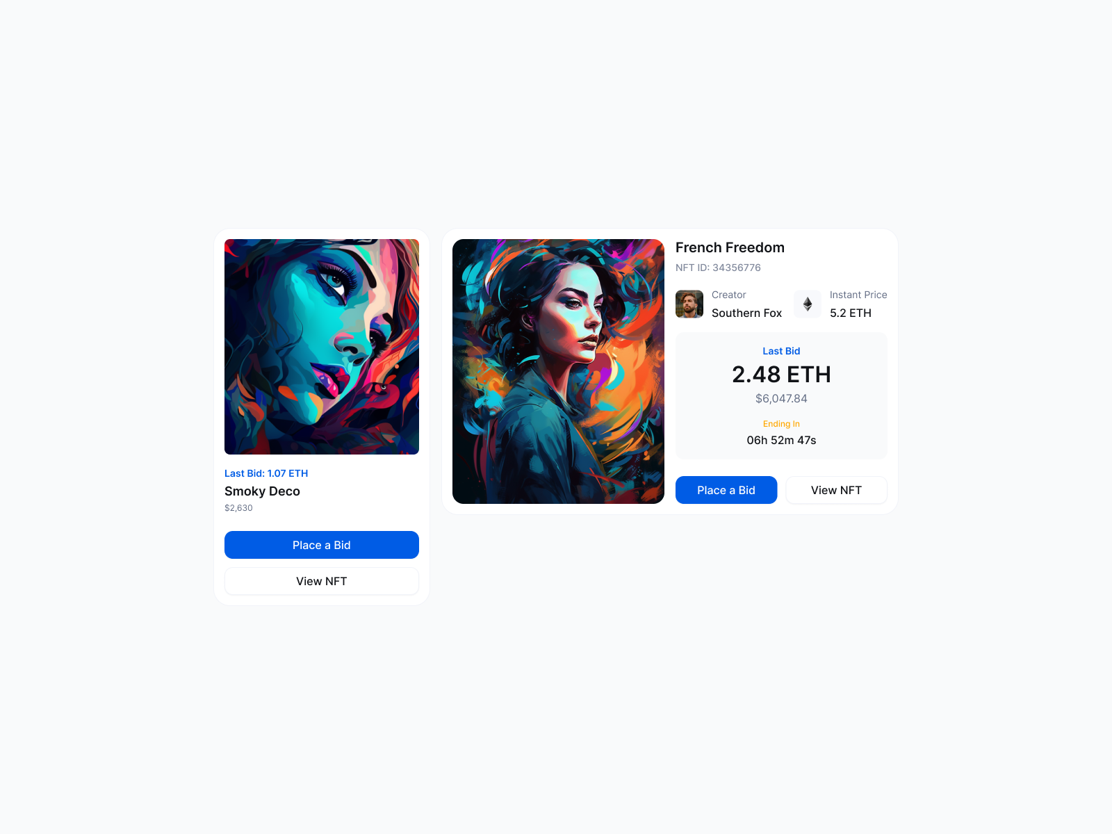 Crypto card — English